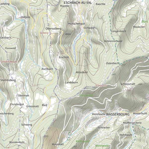 Plan cartographique de Grosser Runz