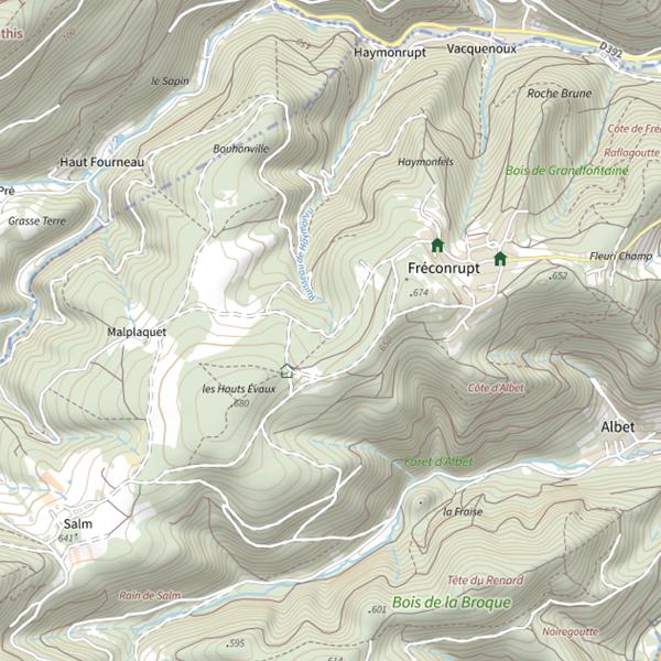 Plan cartographique de Heymonrupt
