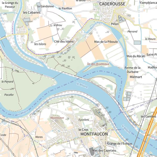 Plan cartographique de Hors réglementation Vaucluse