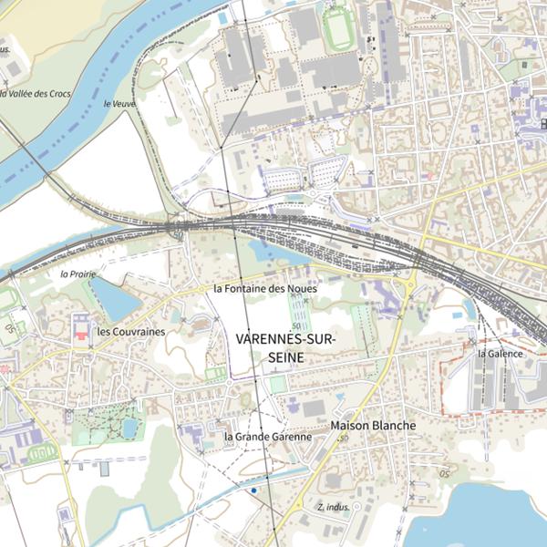 Plan cartographique de Iles cube Carpasens