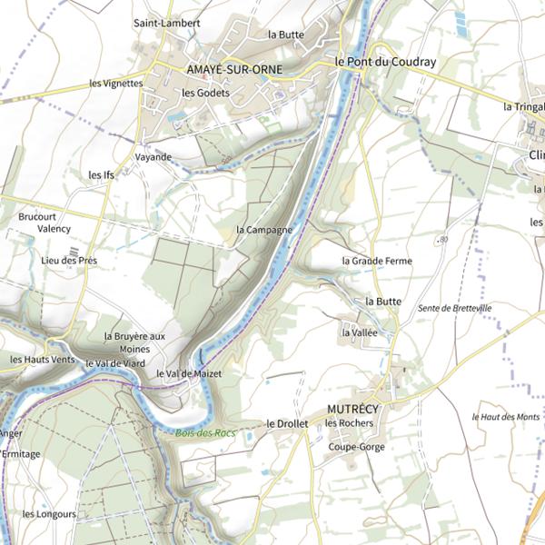 Plan cartographique de La Campagne
