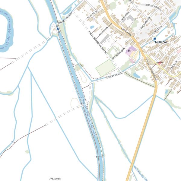 Plan cartographique de La Carpe