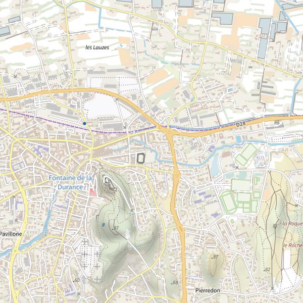 Plan cartographique de La Gaule Amicale
