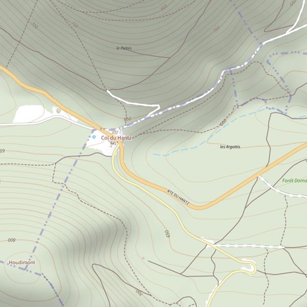 Plan cartographique de La Goutte