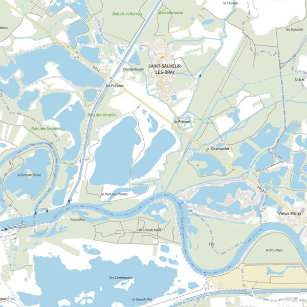 Plan cartographique de La Grande Prairie