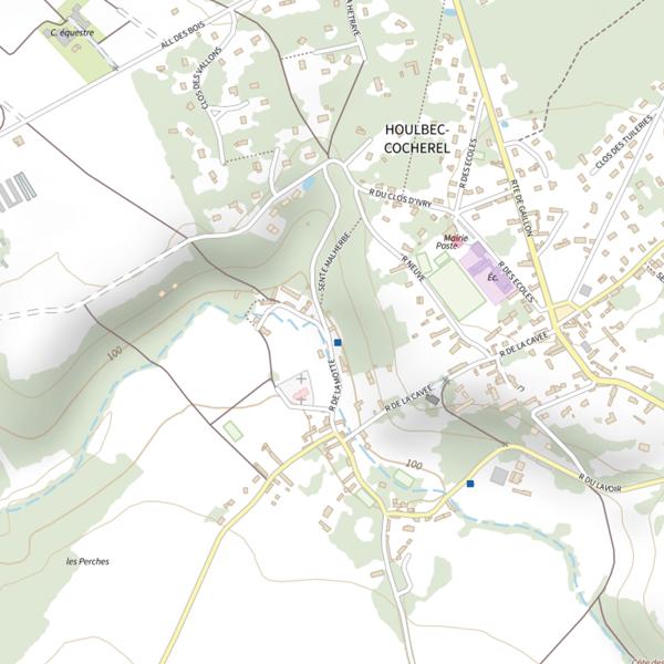 Plan cartographique de La Grenelle