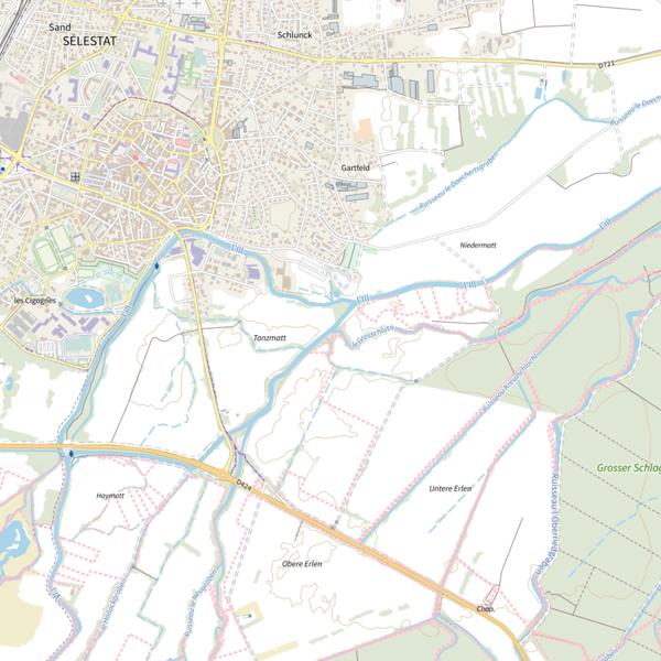 Plan cartographique de La Grosschlutht