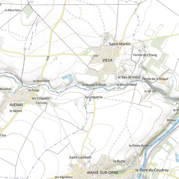 Plan cartographique de La Guigne