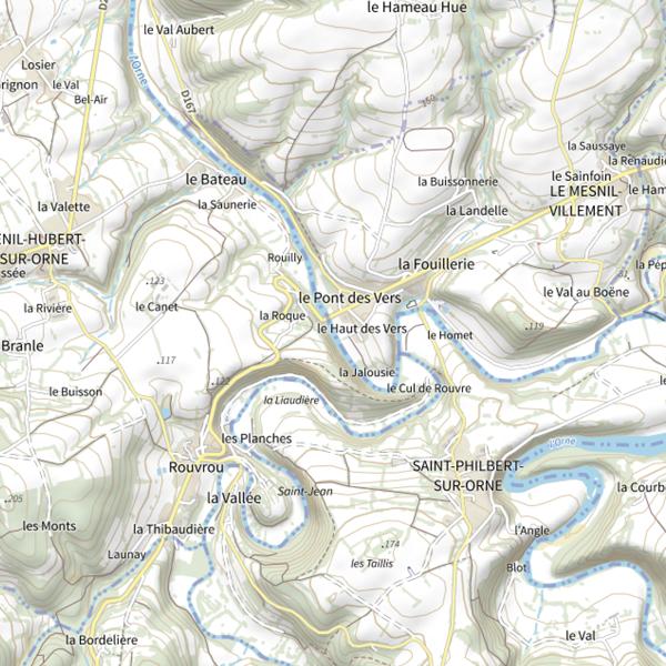 Plan cartographique de La Jalousie