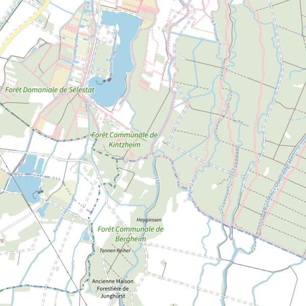 Plan cartographique de La Krummlach