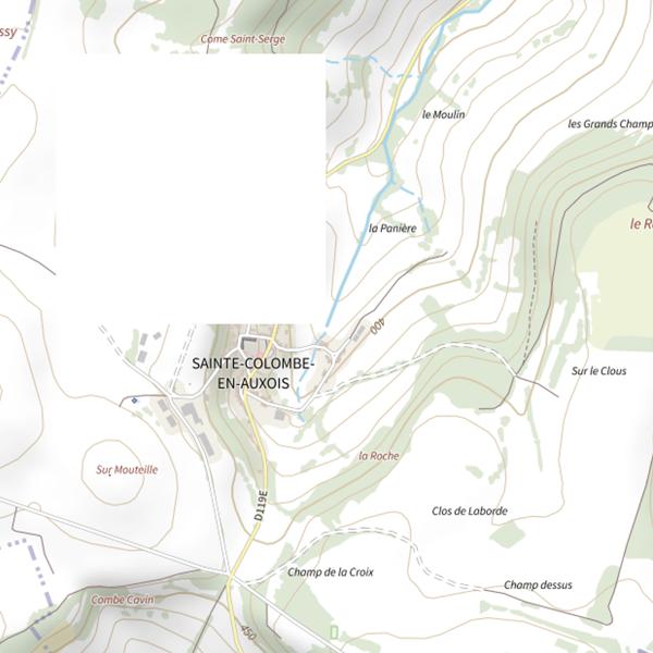 Plan cartographique de La Lochère