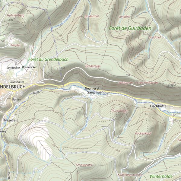 Plan cartographique de La Magel
