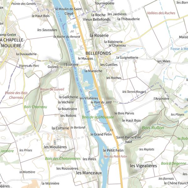 Plan cartographique de La Maraiche 920