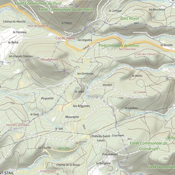 Plan cartographique de La Nau