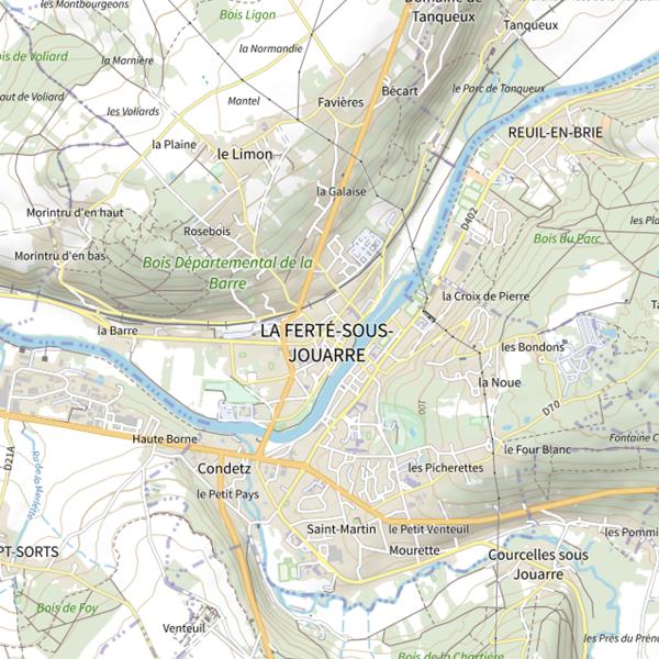 Plan cartographique de La Perche Fertoise