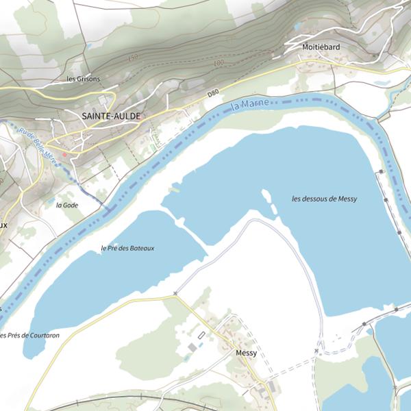 Plan cartographique de La Petite Rochère