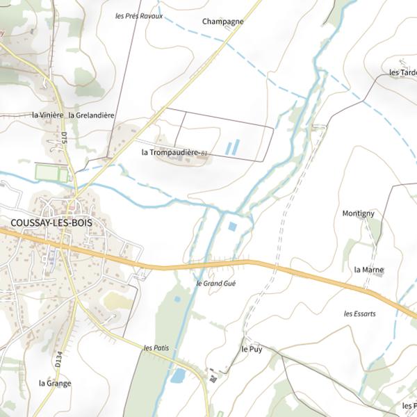 Plan cartographique de La Plate