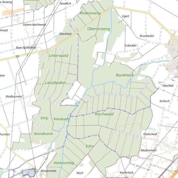 Plan cartographique de La Scheer Neuve