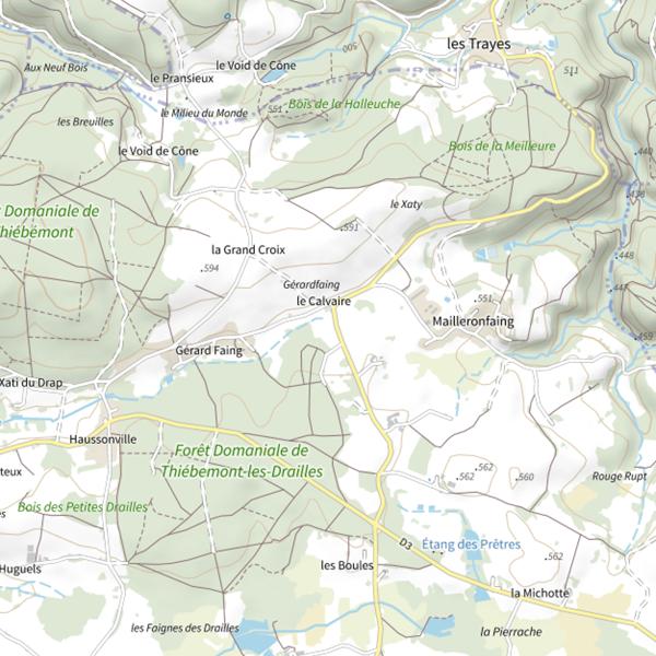 Plan cartographique de La Semouse