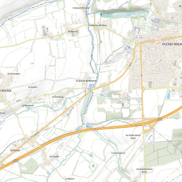 Plan cartographique de La Seu lline