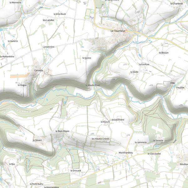 Plan cartographique de La Souleuvre