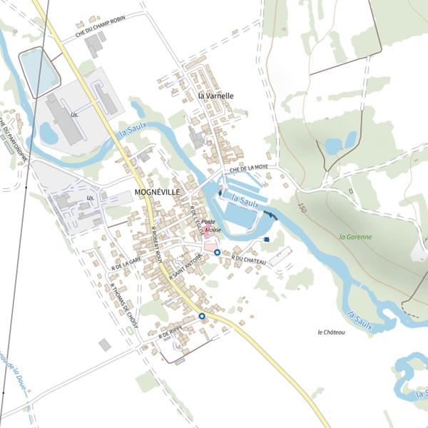 Plan cartographique de La Truite de la Saulx