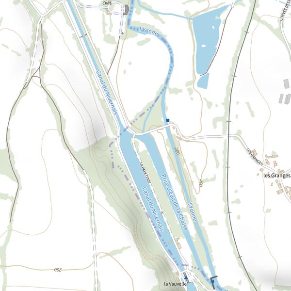 Plan cartographique de La Vauvelles