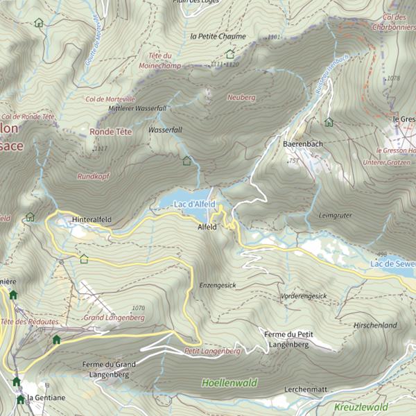 Plan cartographique de Lac d'Alfeld