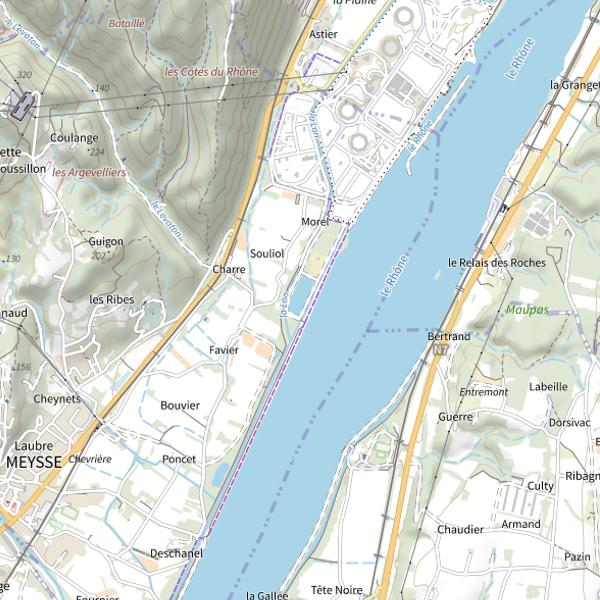 Plan cartographique de Lac de Barbizan