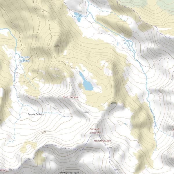 Plan cartographique de Lac de Bassias
