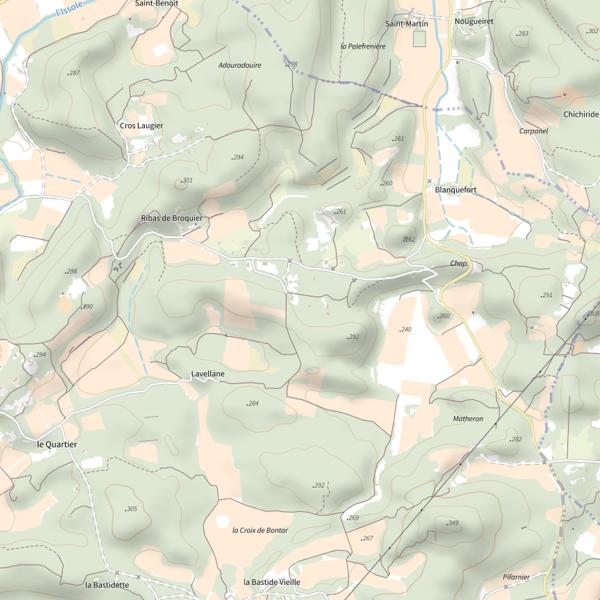 Plan cartographique de Lac de Besse-sur-Issole