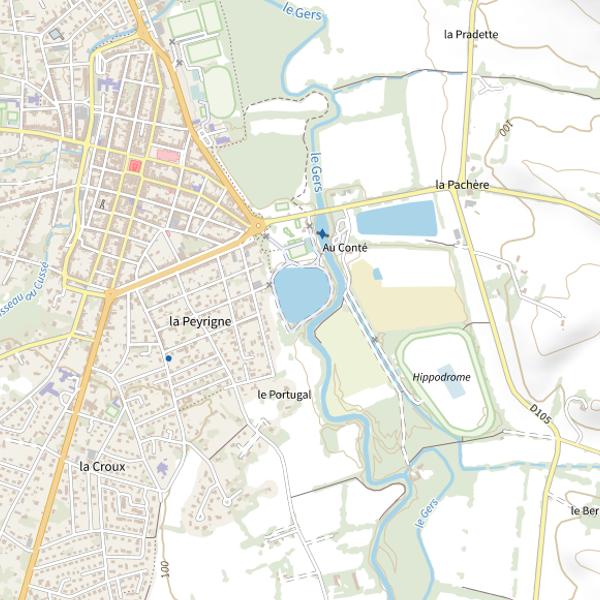 Plan cartographique de Lac de fleurance
