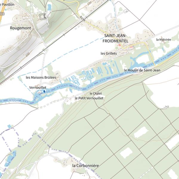 Plan cartographique de Lac de Lépinet