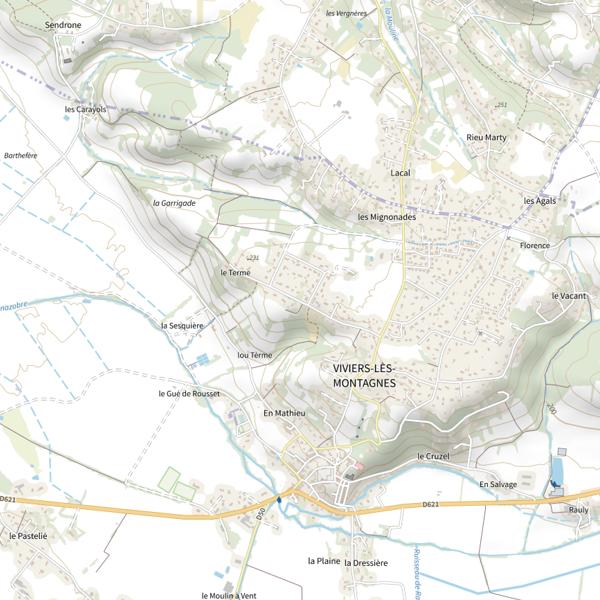 Plan cartographique de Lac du Perche