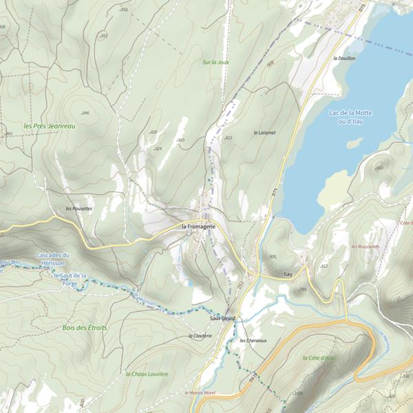 Plan cartographique de Lac du Petit Maclu