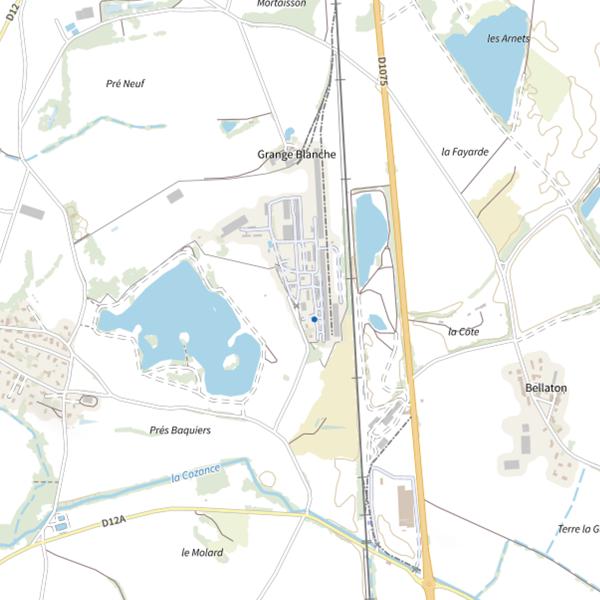 Plan cartographique de Lac du Vorgey