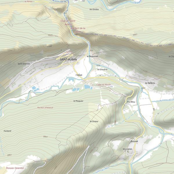 Plan cartographique de Lac fédéral