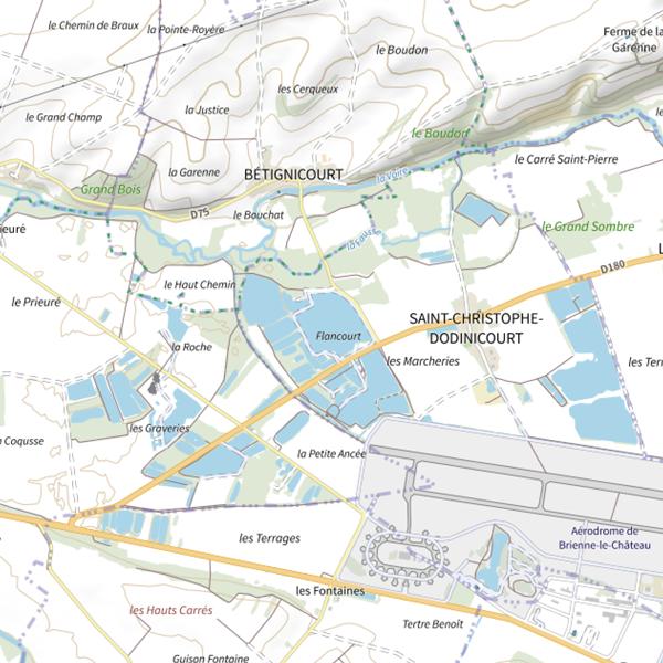 Plan cartographique de Lac Gigantica (Korda)