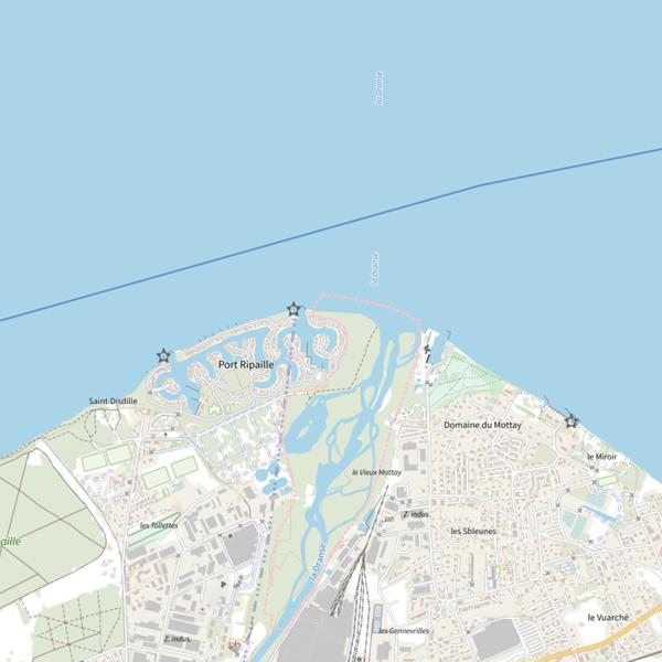Plan cartographique de Lac Léman