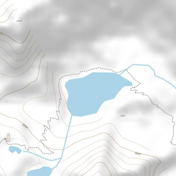 Plan cartographique de Lago di Valscura