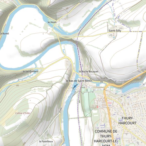 Plan cartographique de L'Aigrette blanche