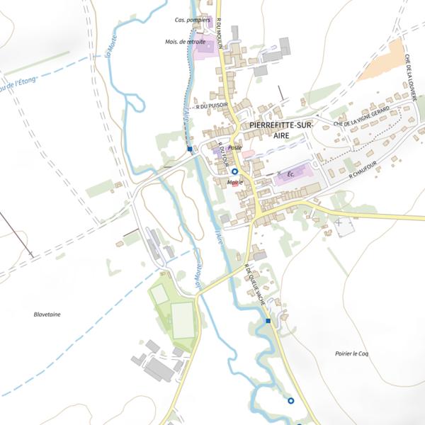 Plan cartographique de L'Aire Supérieure