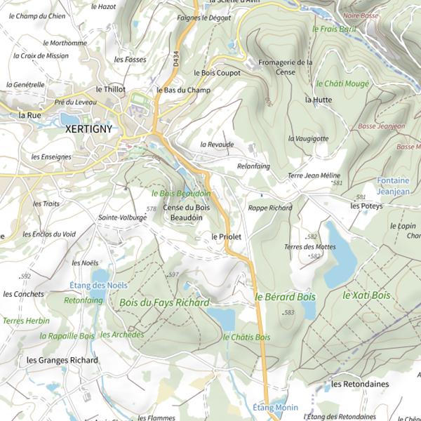 Plan cartographique de L'Aitre