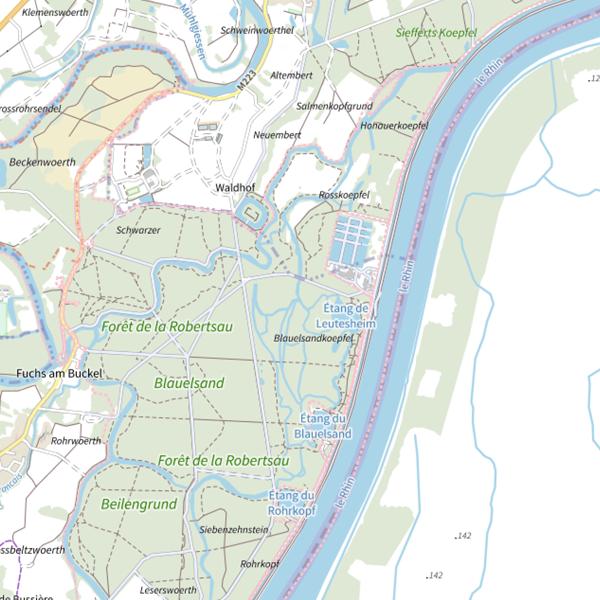 Plan cartographique de L'Altwasser