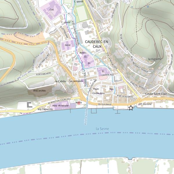 Plan cartographique de L'Ambion