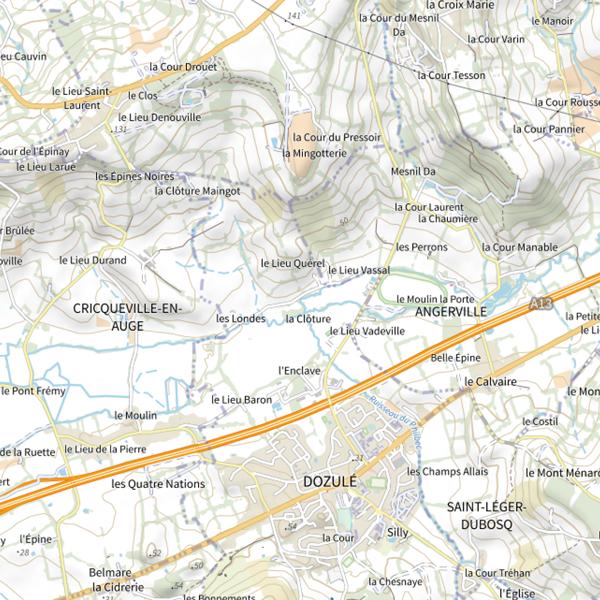 Plan cartographique de L'Ancre