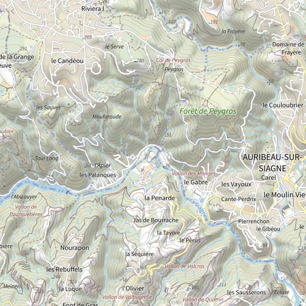 Plan cartographique de L'Apié