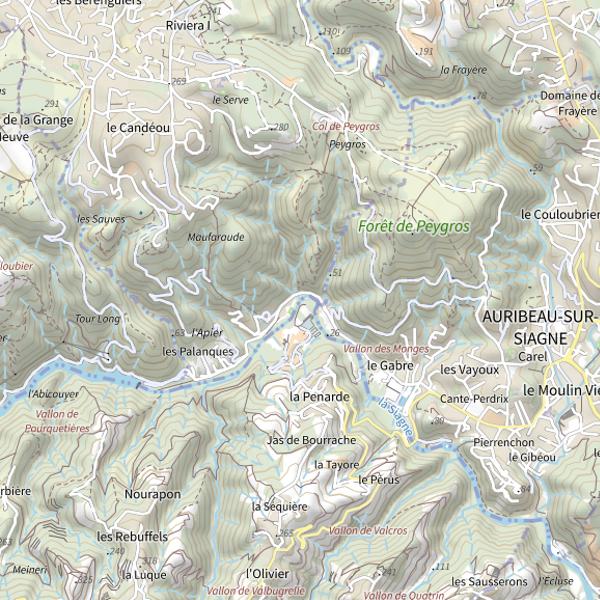 Plan cartographique de L'Appié