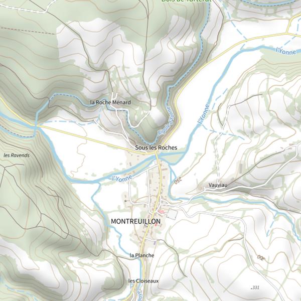 Plan cartographique de L'Aqueduc