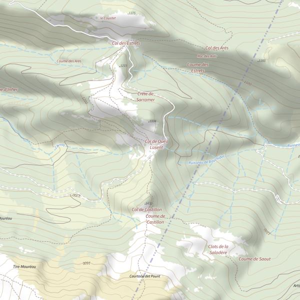 Plan cartographique de L'Arros